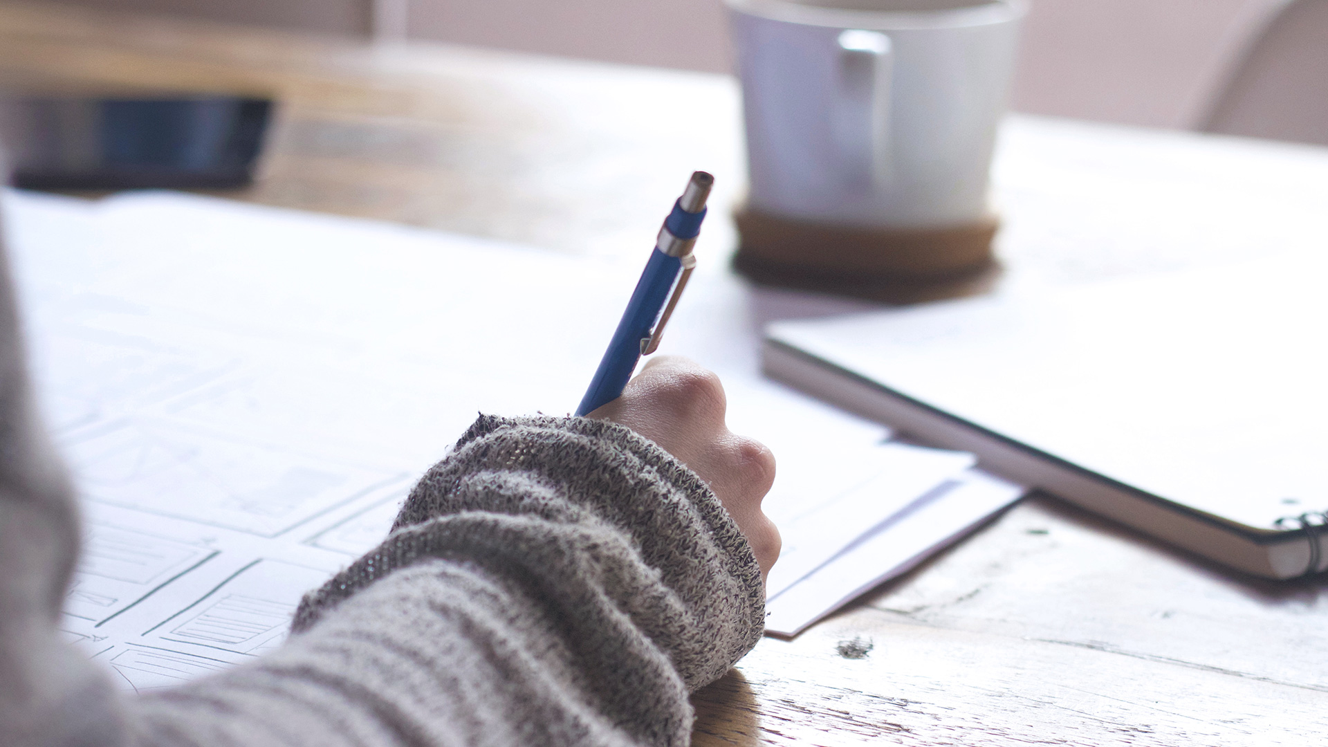 Woman doing financial planning for future investments